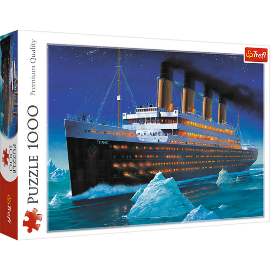 1000 Piece Jigsaw Puzzles, Titanic, 1920 Maritime Puzzle, Adult Puzzles, Trefl 10080