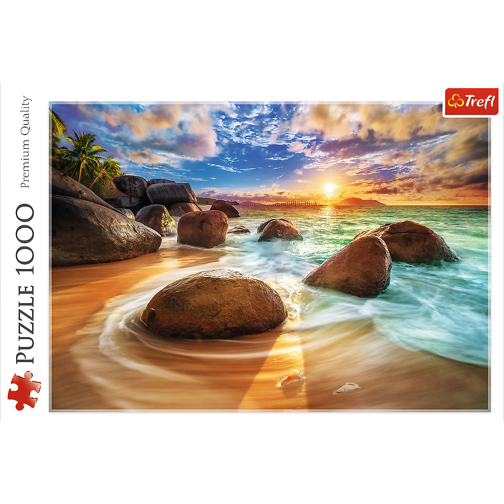 1000 Piece Jigsaw Puzzles, Samudra Beach, Puzzles of India, Paradise Puzzles, Adult Puzzles, Trefl 10461