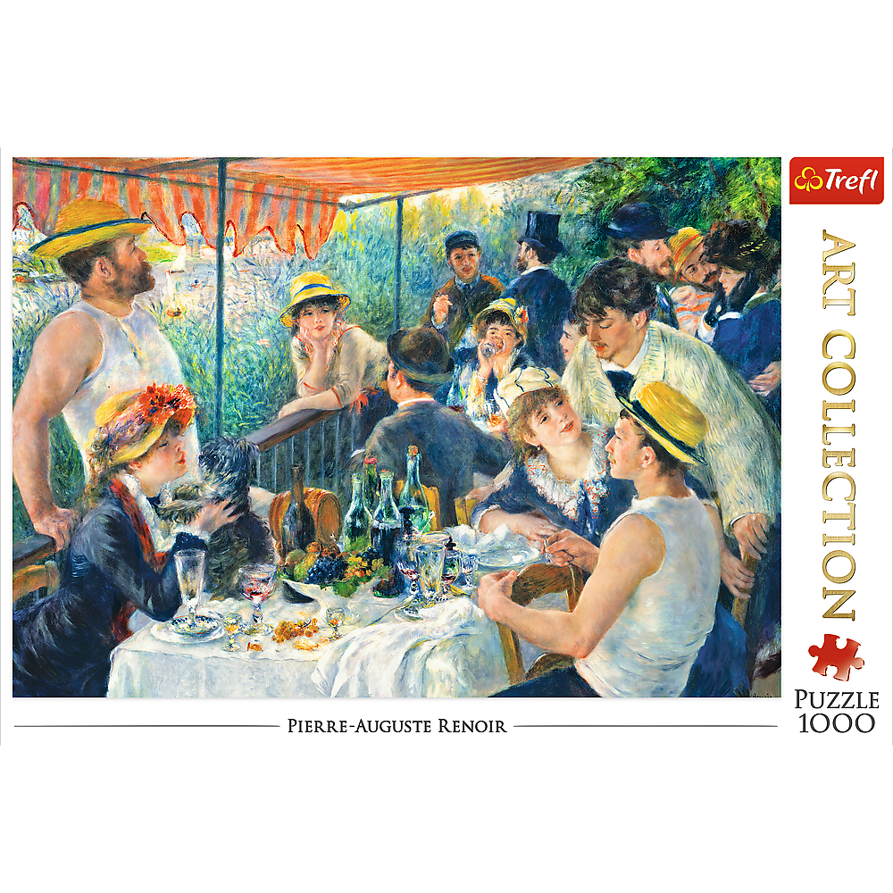 1000 Piece Jigsaw Puzzles, Luncheon of The Boating Party - Renoir, Still-Life Puzzle, Art Puzzles, Adult Puzzles, Trefl 10499