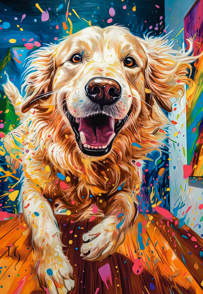 1000 Piece Jigsaw Puzzle, Euphoric Spectrum, Pet, Animal Puzzles, Dog, Adult Puzzle, Castorland C-105182-2