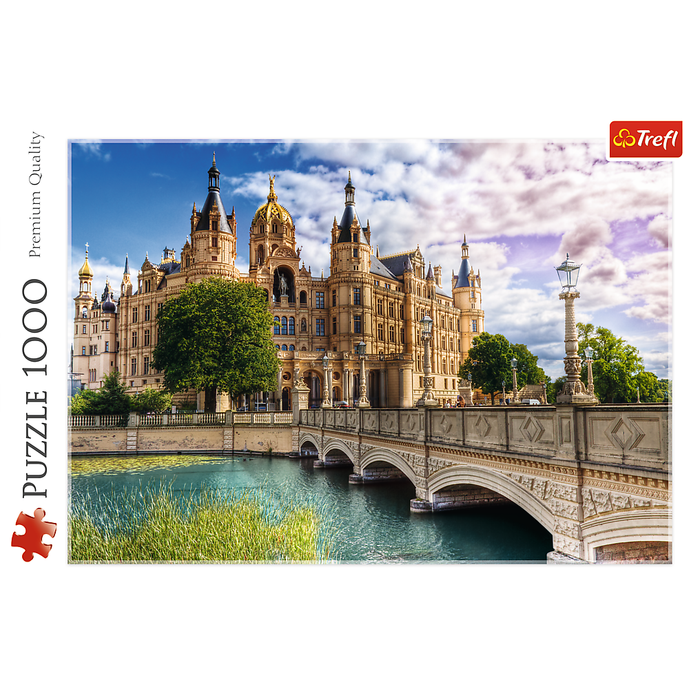 1000 piece Jigsaw Puzzles  -  Castle on the Island, History puzzle, Adult Puzzle, Trefl 10669