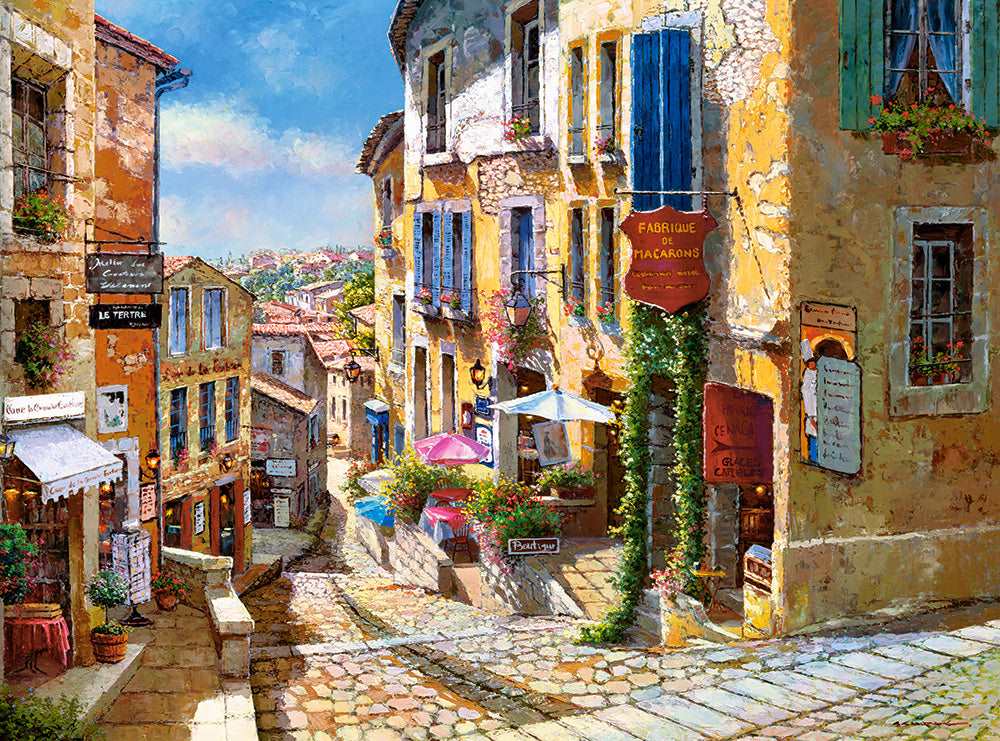 2000 Piece Jigsaw Puzzle, Saint Emilion, France, Puzzle of France, village, Adult Puzzles, Castorland C-200740-2