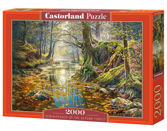 2000 Piece Jigsaw Puzzle, Reminiscence of the Autumn Forest, Nature puzzles, Adult Puzzle, Castorland C-200757-2