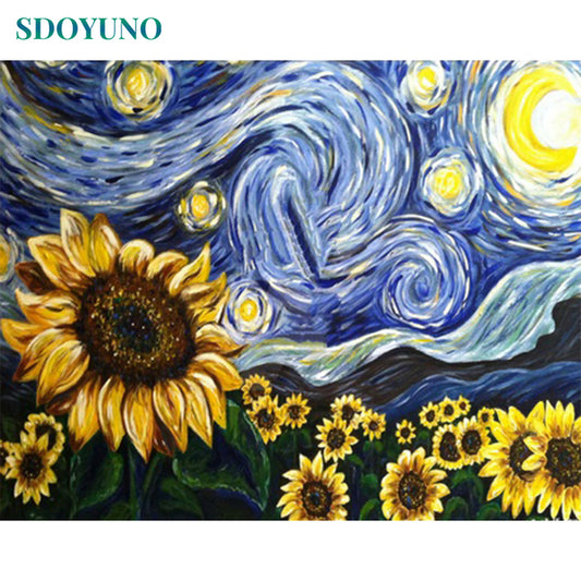 Starry Night Paint By Numbers