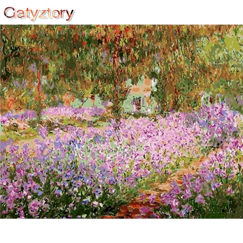 Flower Field DIY  Oil Paint By Numbers Set