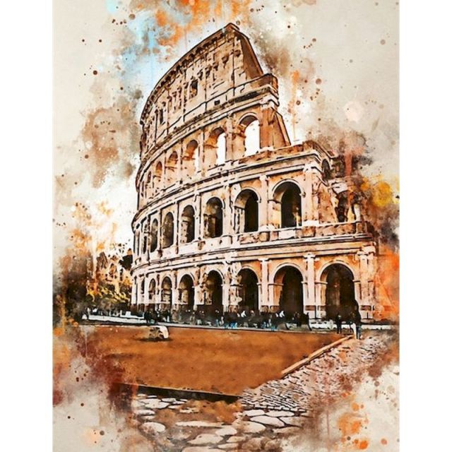 Acrylic Paint by Numbers kit  Historical Sites